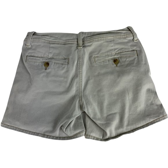 American Eagle 2 Midi Shorts Super Stretch X Beige Casual - Picture 2 of 4